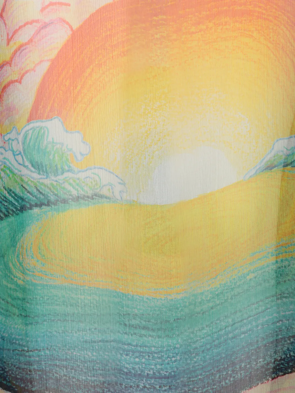 Silk Chiffon Maxi Dress