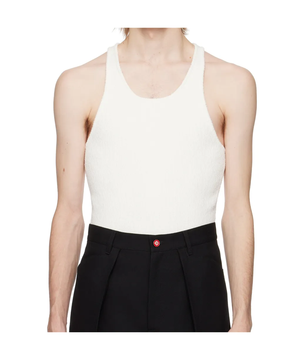 Boucle Ribbed Vest
