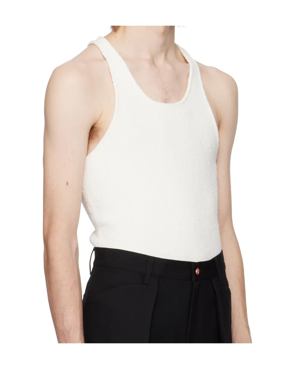 Boucle Ribbed Vest
