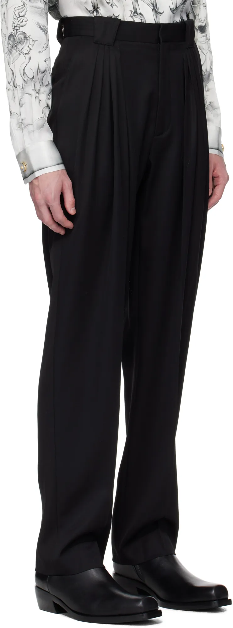 Pleated Tailored Trousers