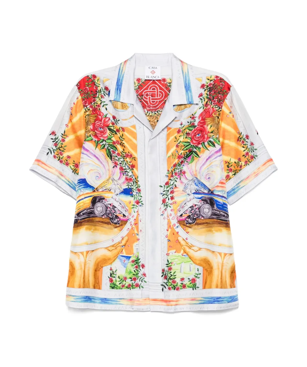 Graphic Printed Short-Sleeved Shirt