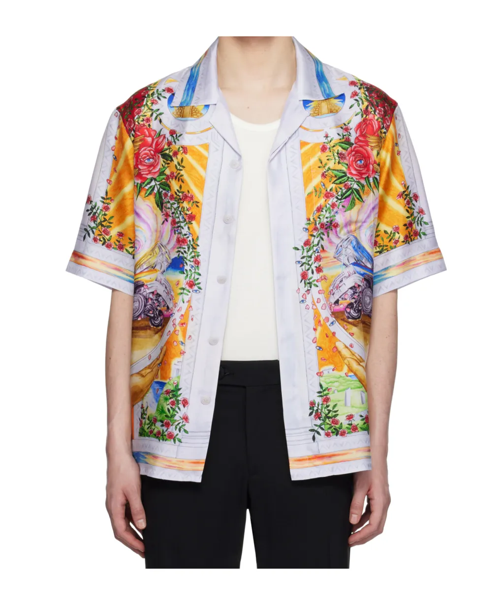 Graphic Printed Short-Sleeved Shirt