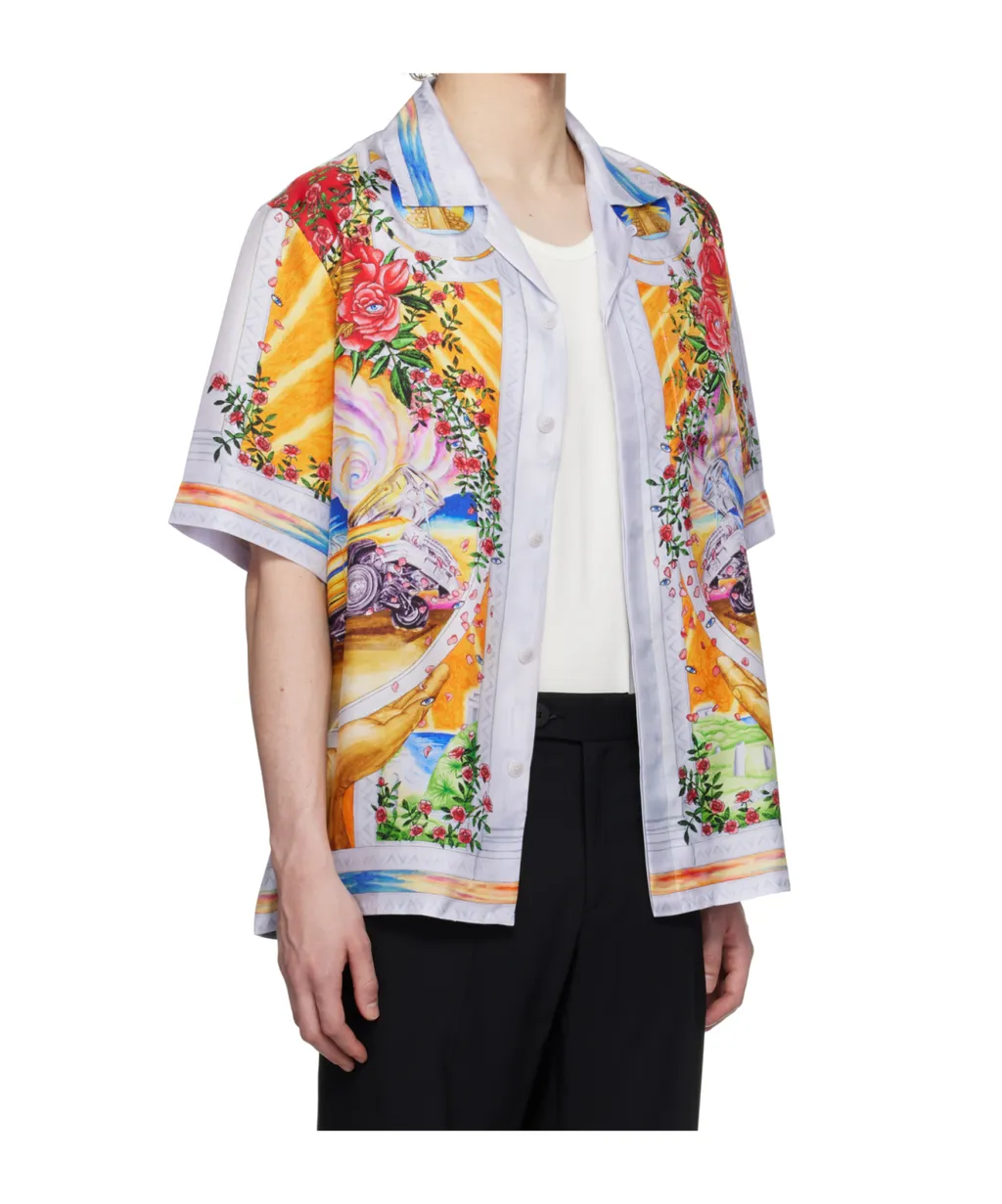 Graphic Printed Short-Sleeved Shirt