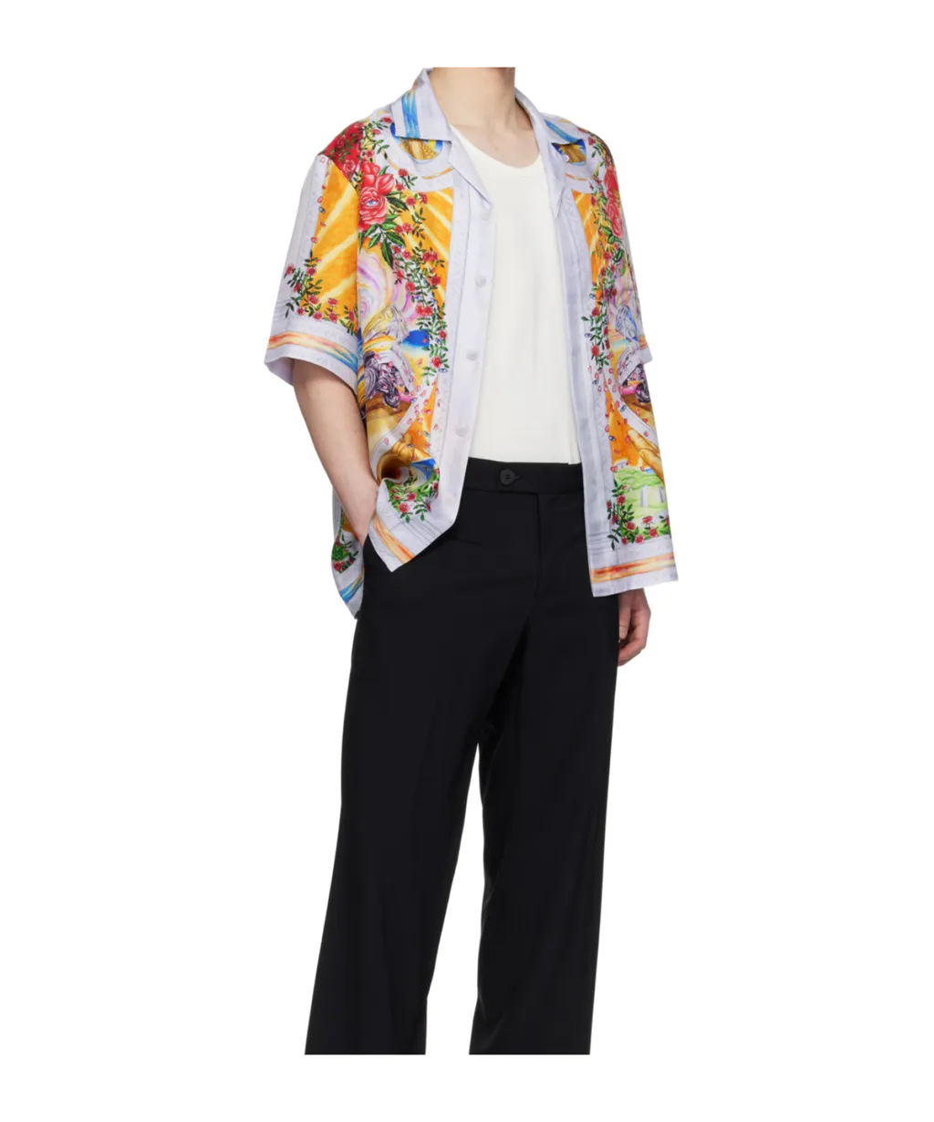 Graphic Printed Short-Sleeved Shirt