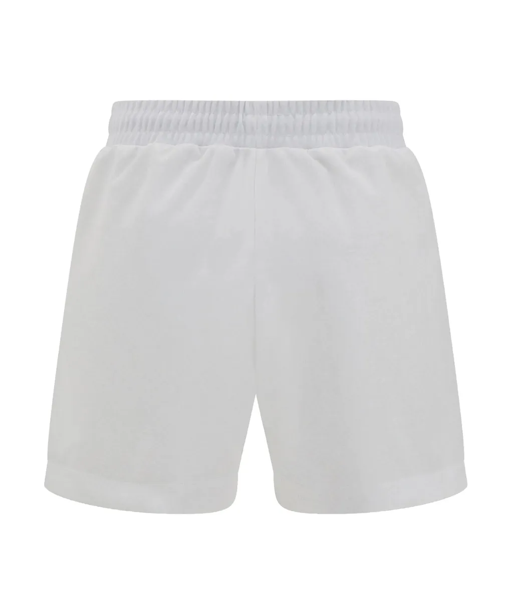 Logo Embroidered Side Striped Shorts