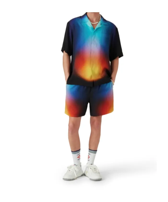 Gradient Detail Swim Shorts
