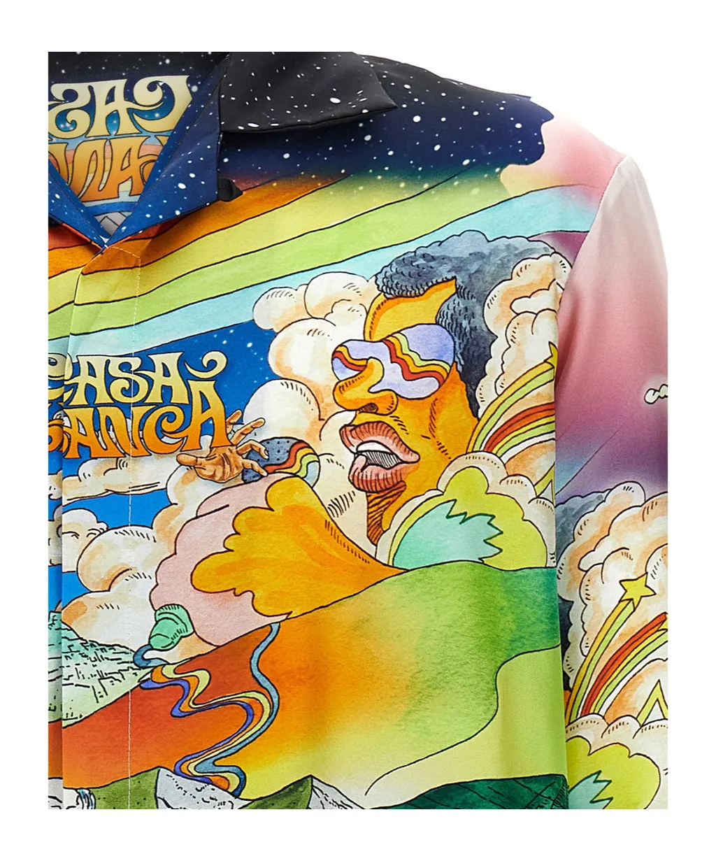 Allover La Musique Printed Shirt