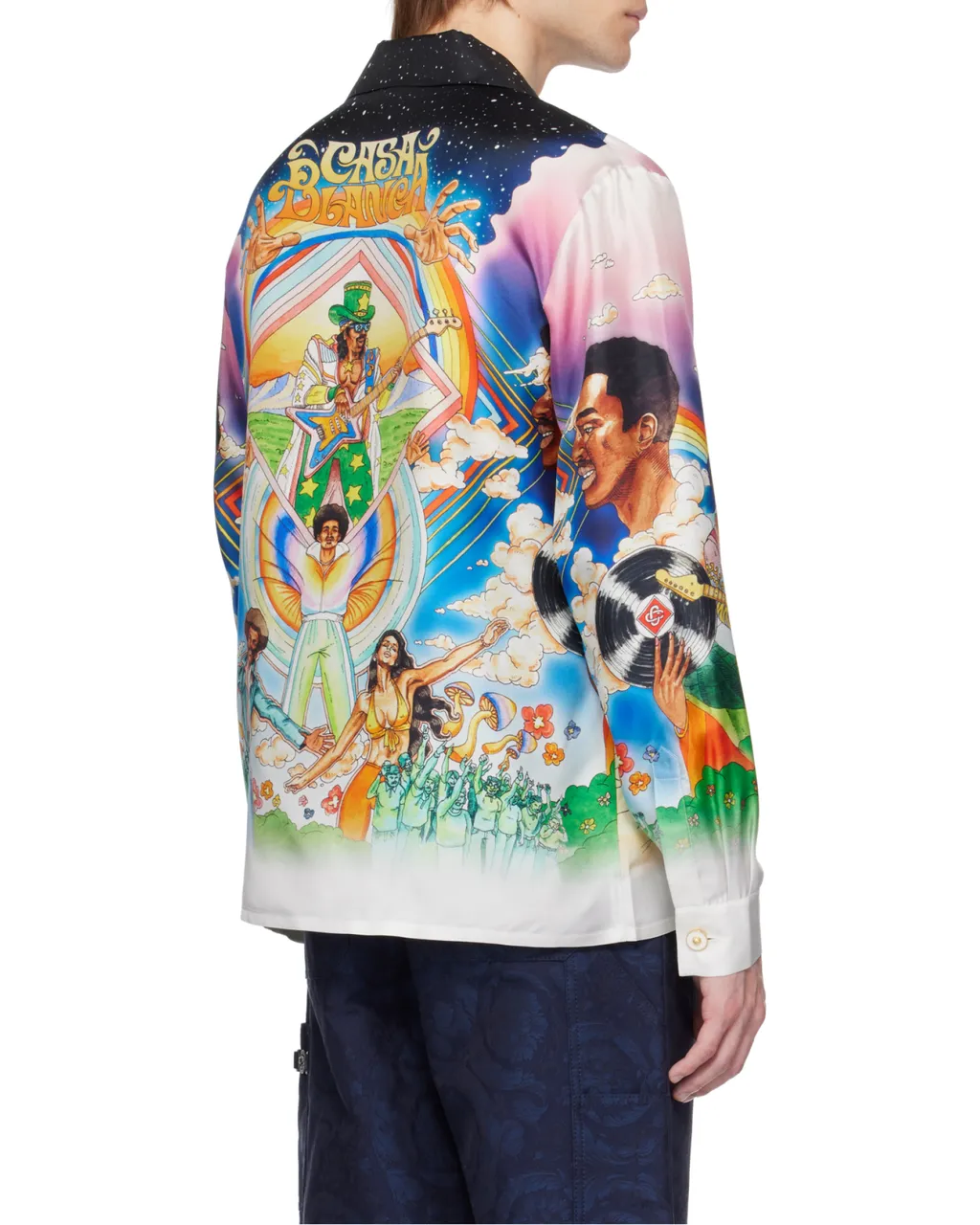 Allover La Musique Printed Shirt
