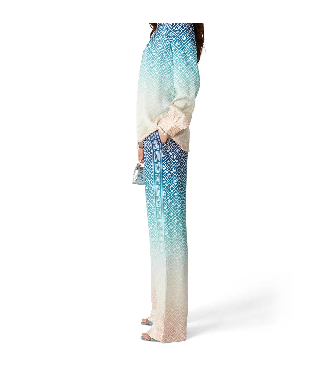 Gradient Jacquard Casual Pants