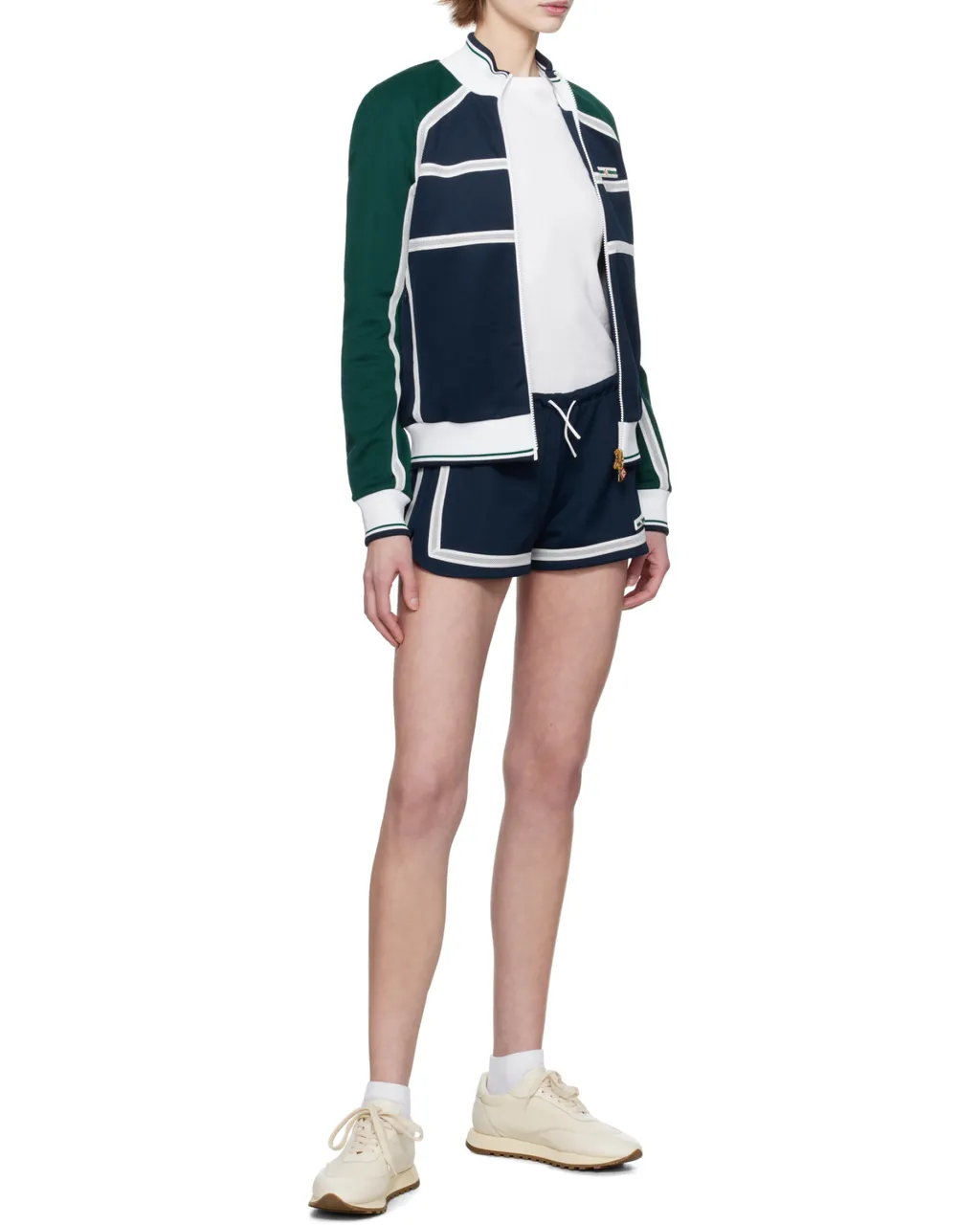 Track Mesh Stripe Jacket