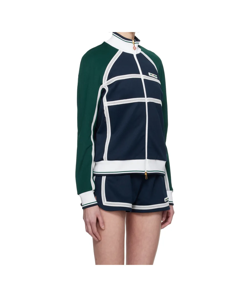Track Mesh Stripe Jacket