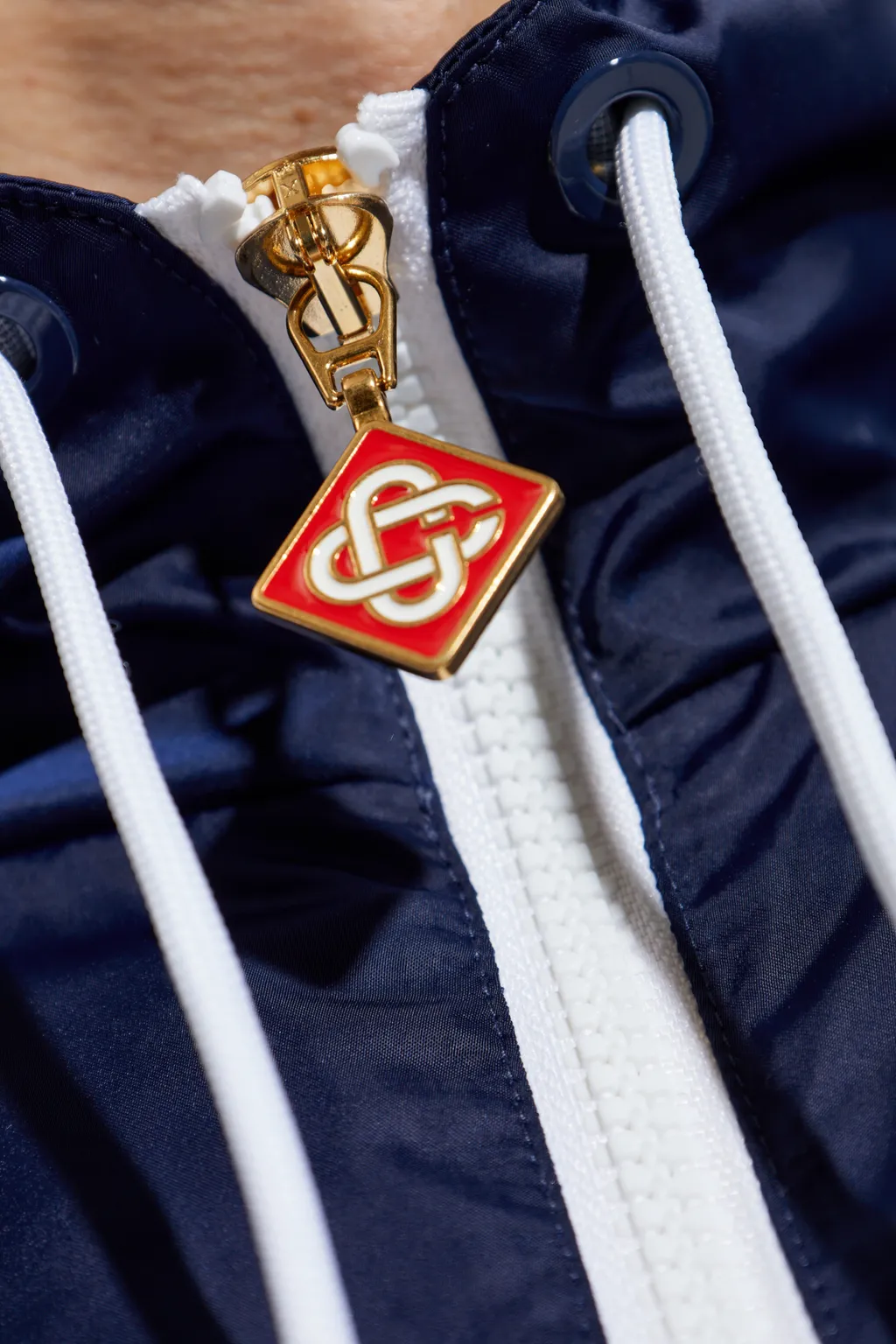 Pinstripe Pattern Track Jacket