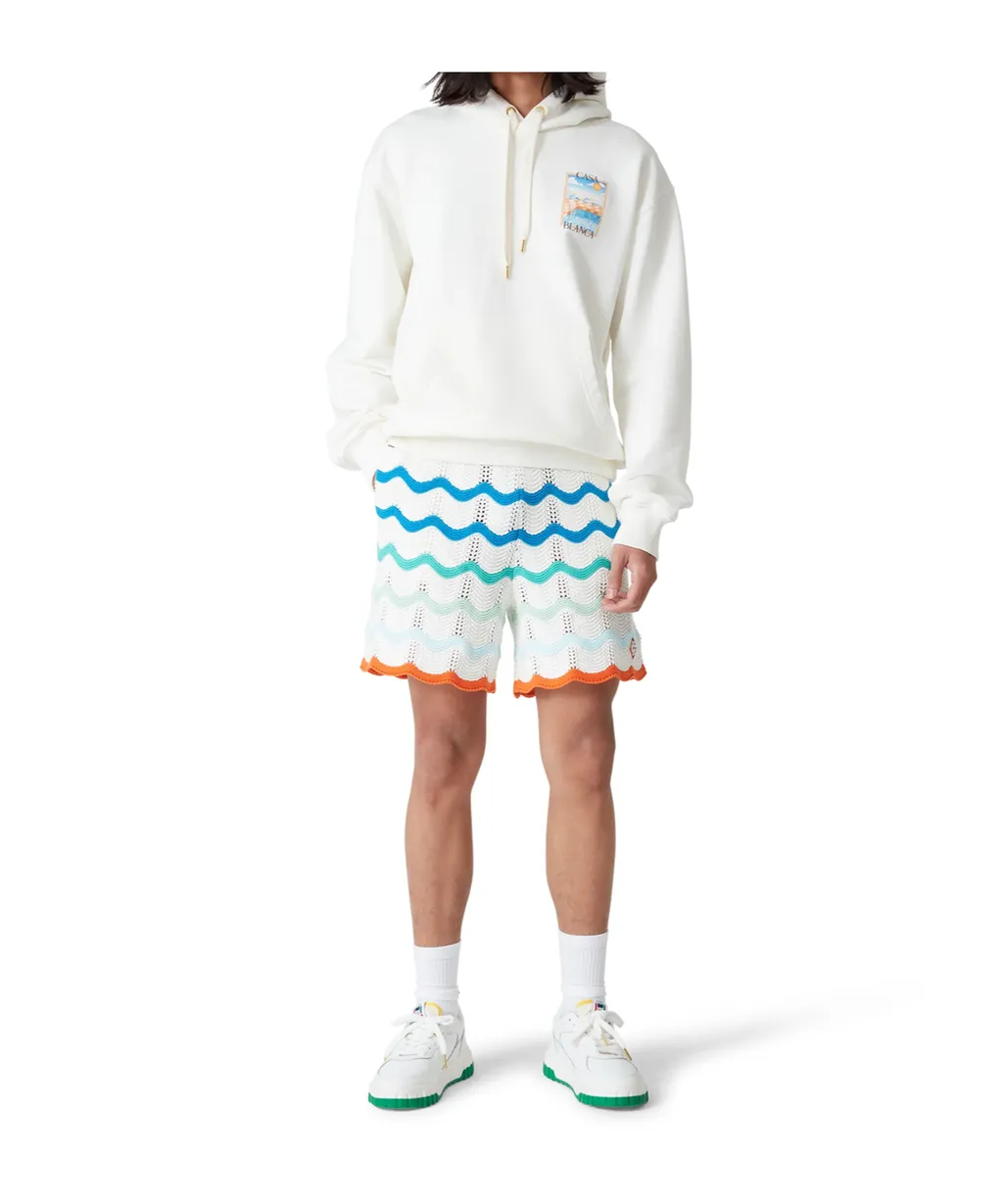 The Surreal Pool Printed Drawstring Hoodie
