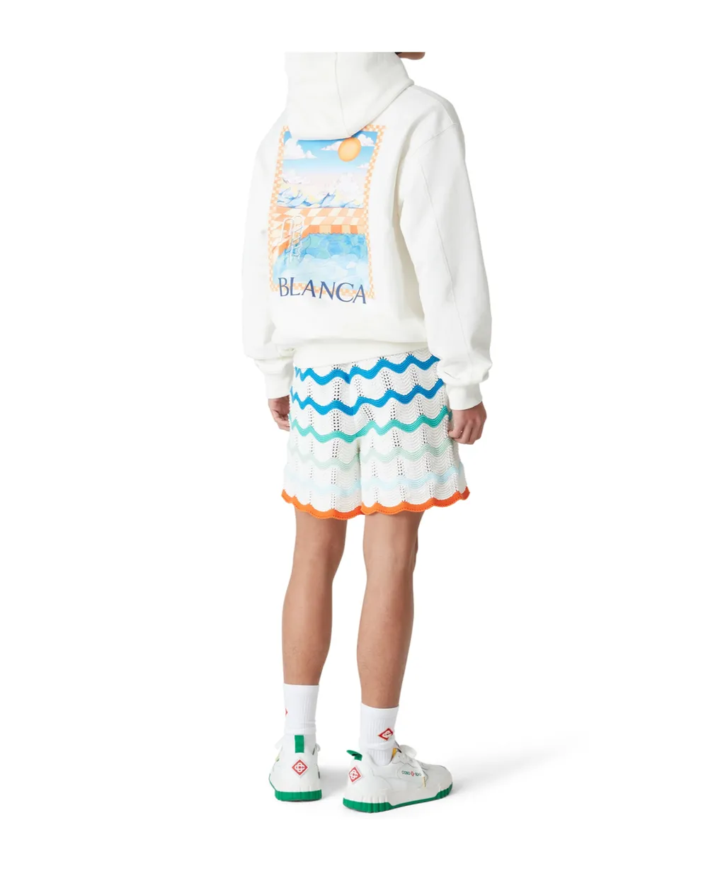 The Surreal Pool Printed Drawstring Hoodie