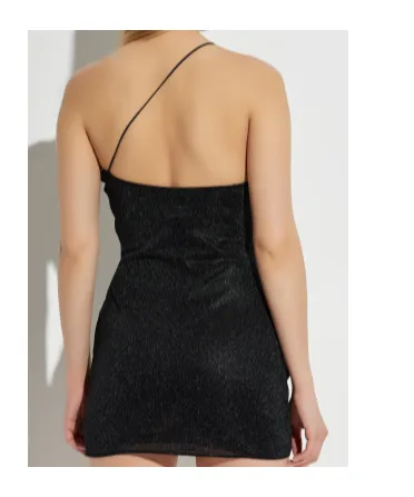 LumiÈRe One-Shoulder Mini Dress