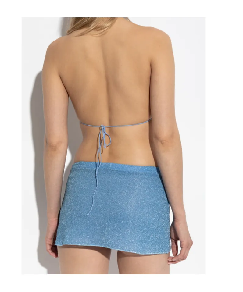 Glitter-Detailing Mini Skirt
