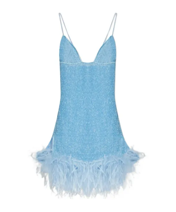 LumiÈRe Plumage Mini Dress