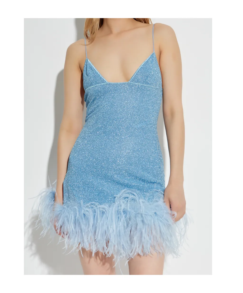 LumiÈRe Plumage Mini Dress