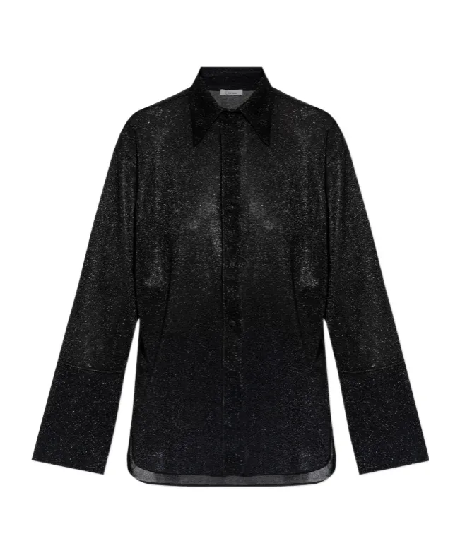 Sparkling Button-Up Shirt