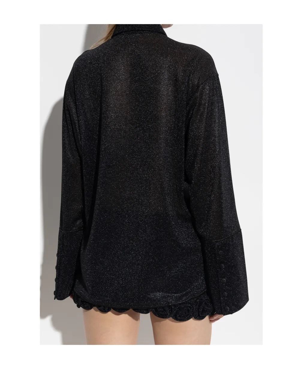 Sparkling Button-Up Shirt