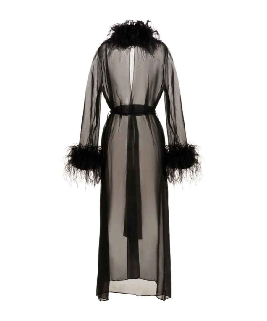 Plumage Sheer Robe