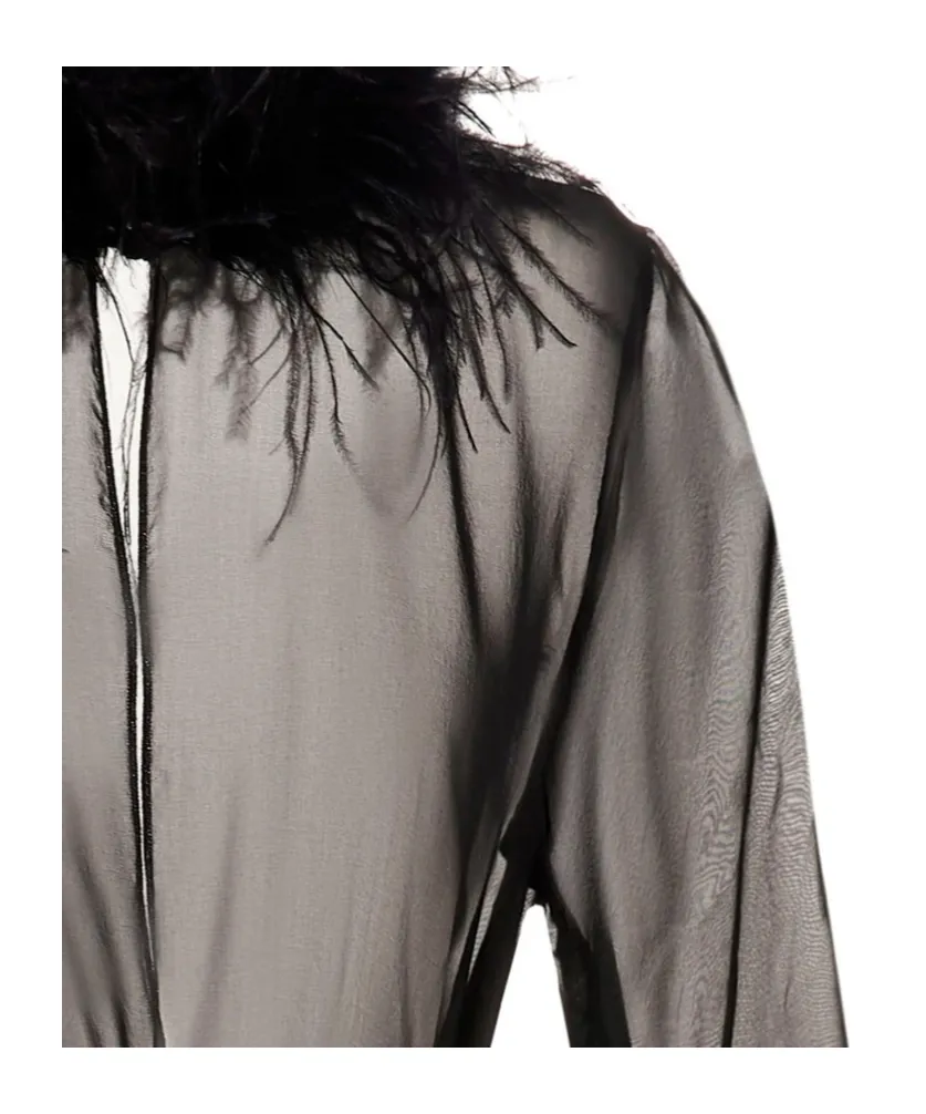 Plumage Sheer Robe