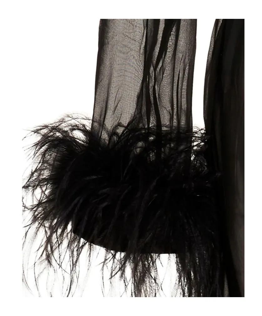 Plumage Sheer Robe