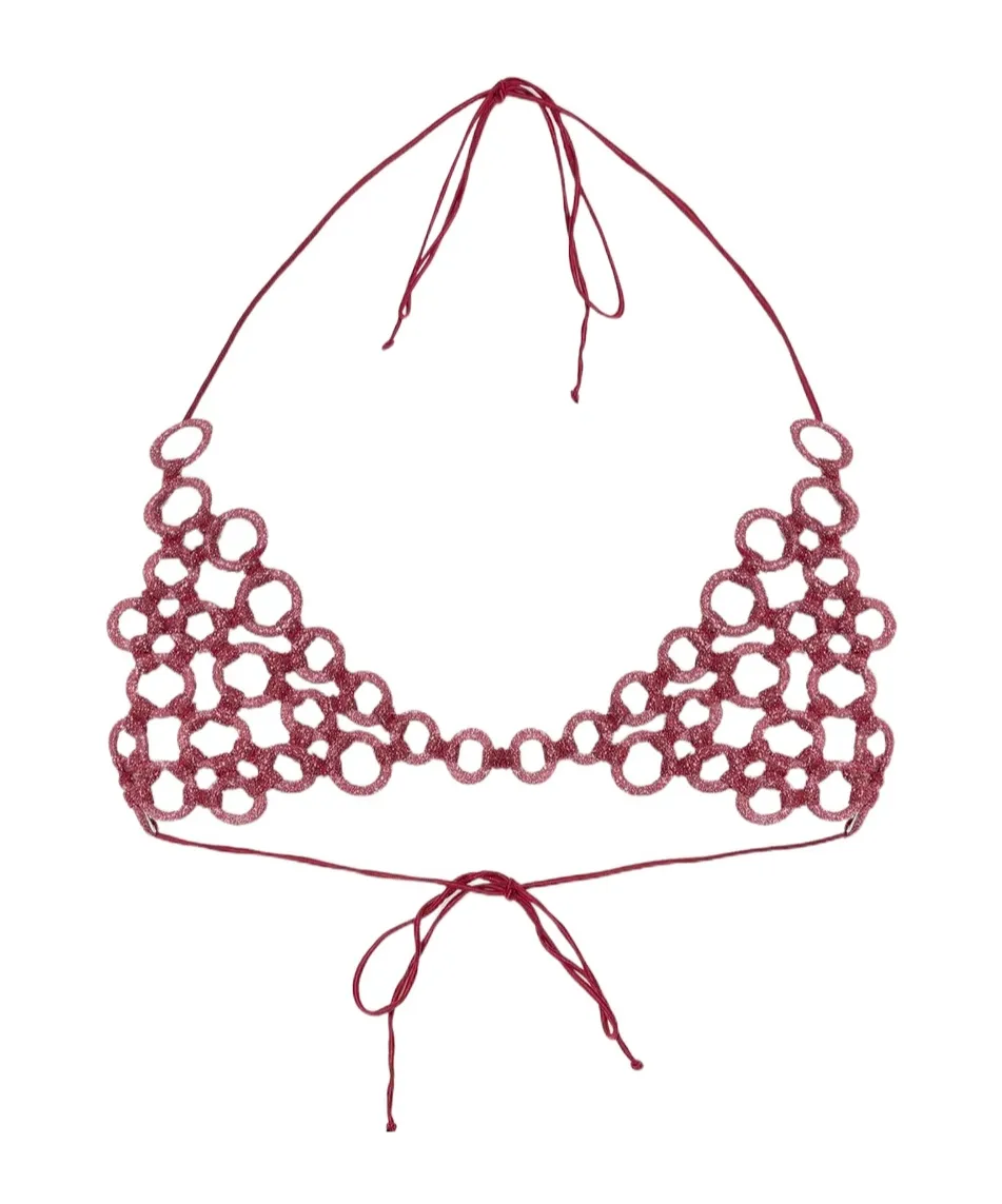 Circular Detail Bralette Top