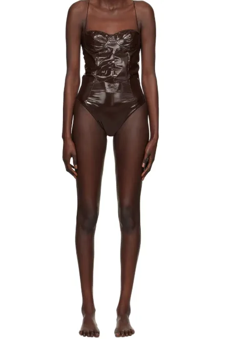 High-Shine Swimsuit