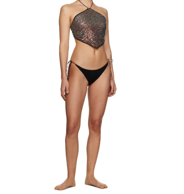 Metallic One-Tone Bikini