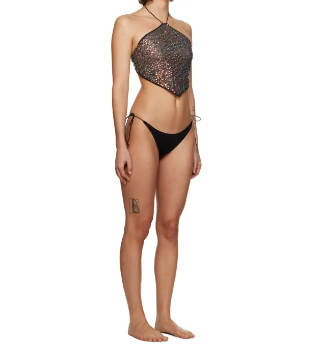Metallic One-Tone Bikini