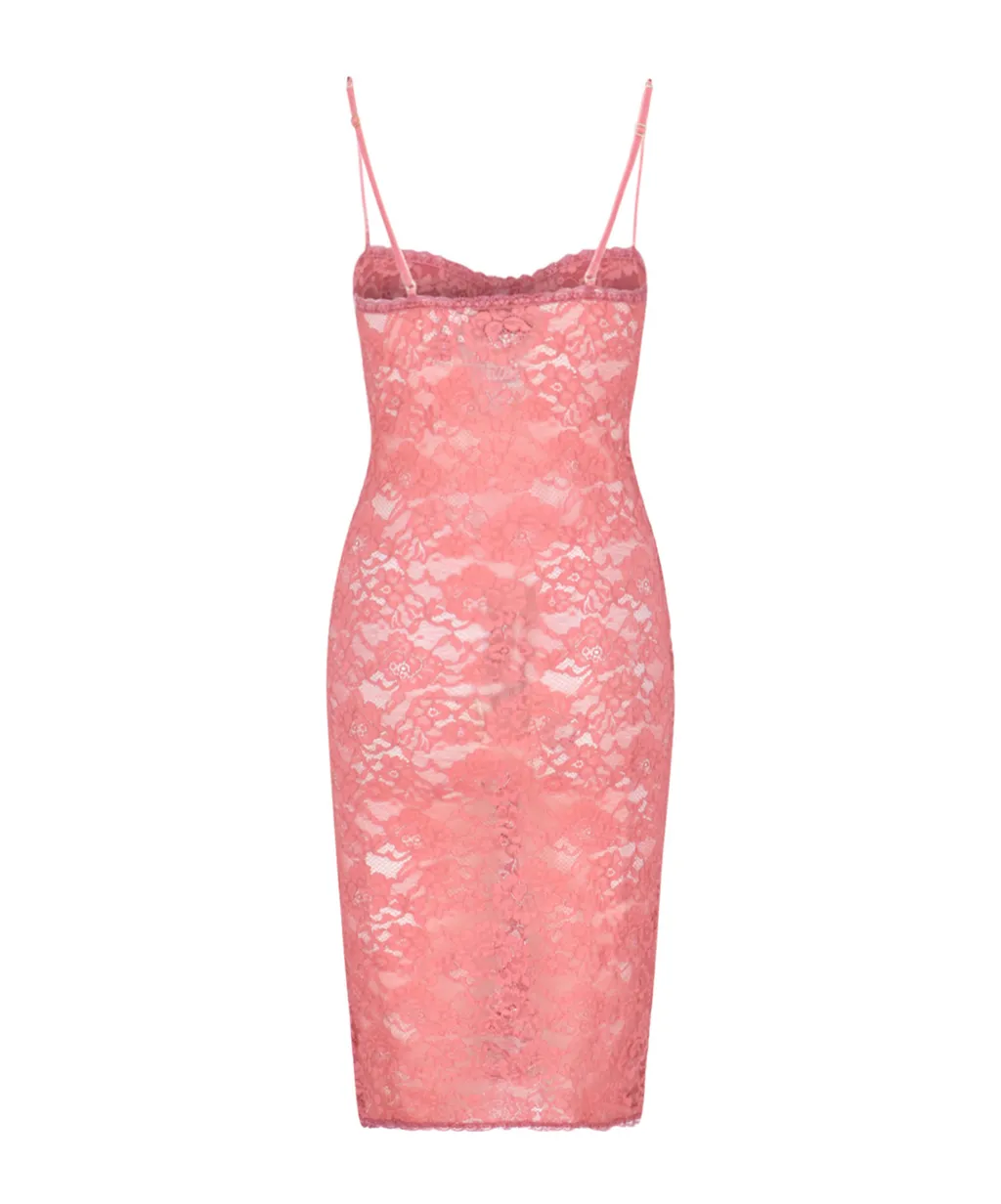 Lace-Detailed Sleeveless Chemise