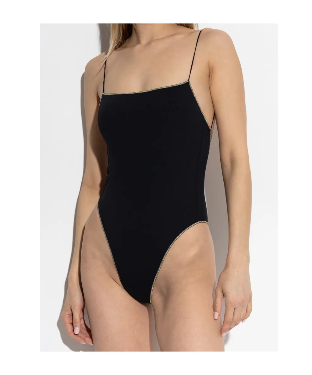 Logo-Lettering Swimsuit