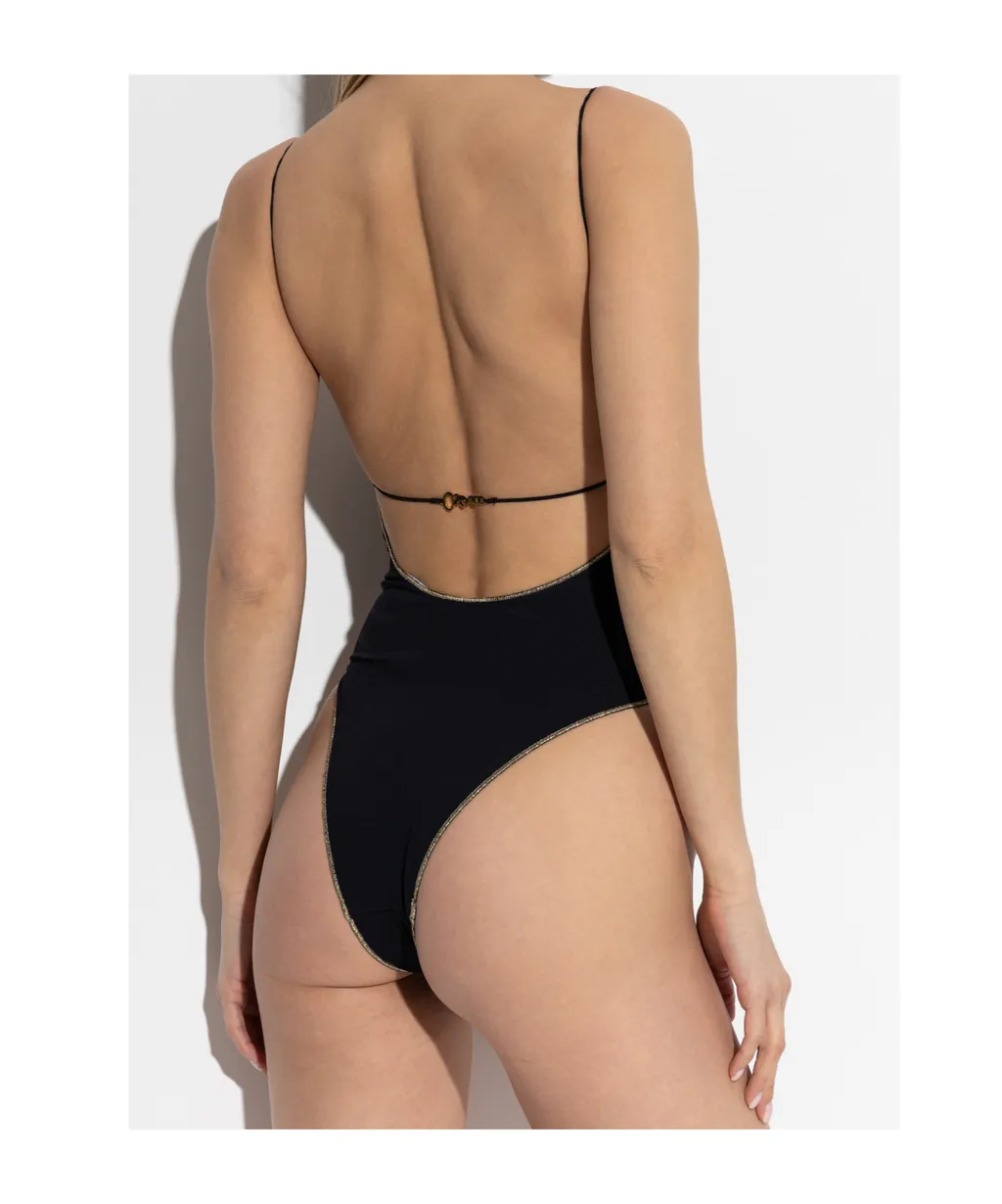 Logo-Lettering Swimsuit