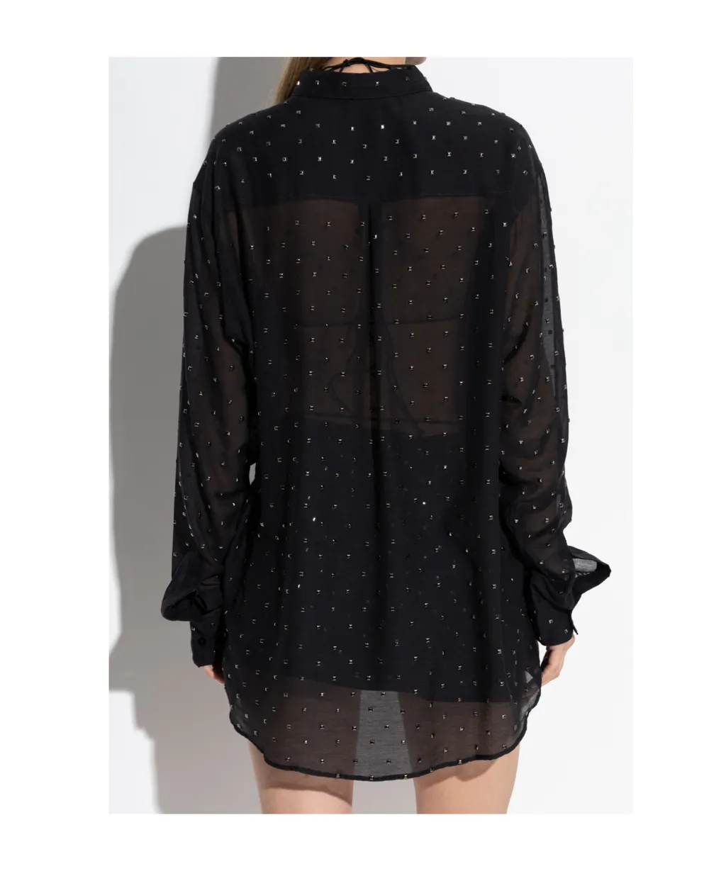 Stud-Embellished Shirt