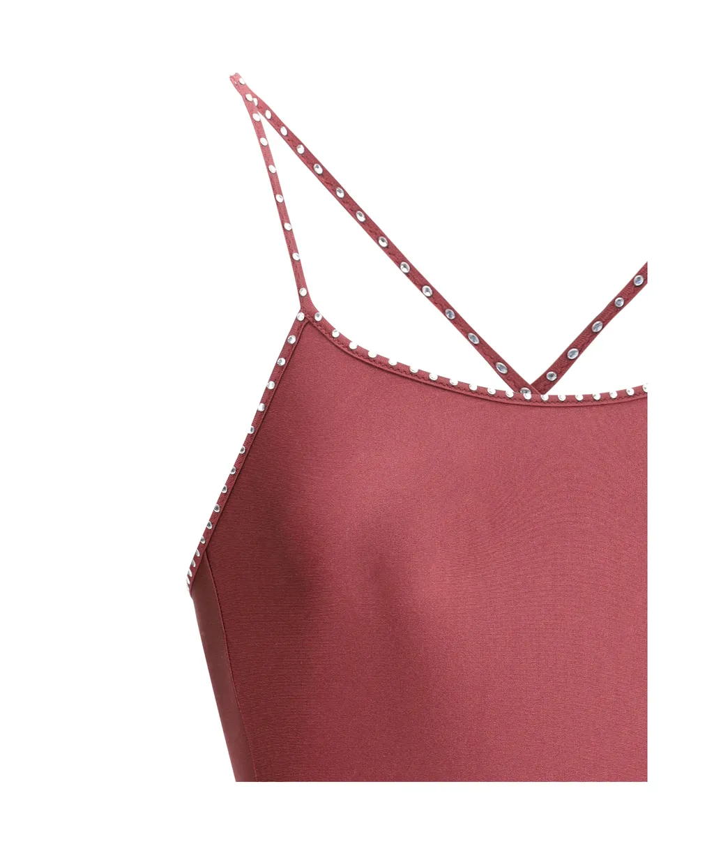 Embellished One-Piece Swimsuit