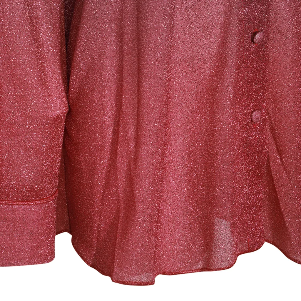 Curved Hem Oversized Shirt