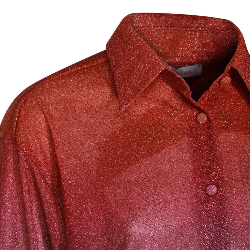 Curved Hem Oversized Shirt