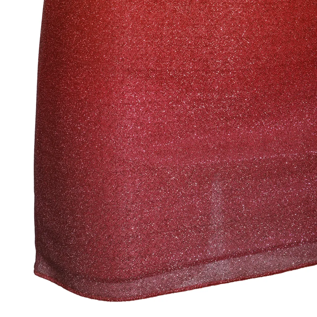 Lurex Unlined Mini Skirt
