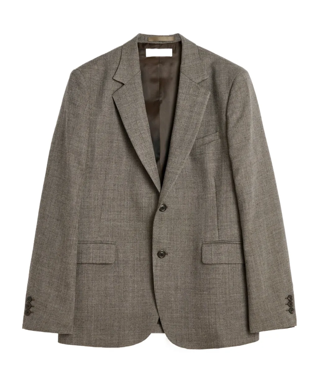 Single-Breasted Wool Blazer