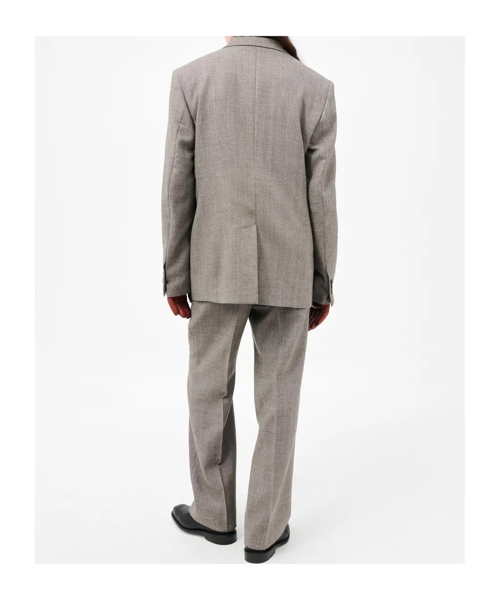 Single-Breasted Wool Blazer
