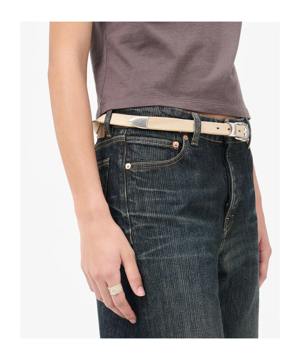 Silver Buckle Belt