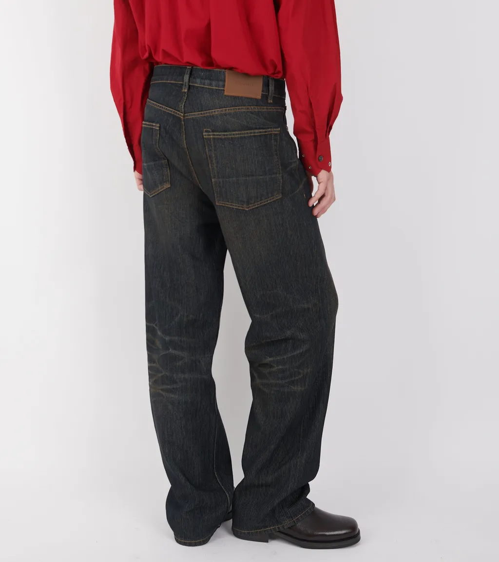 Third Cut Wide-Leg Jeans