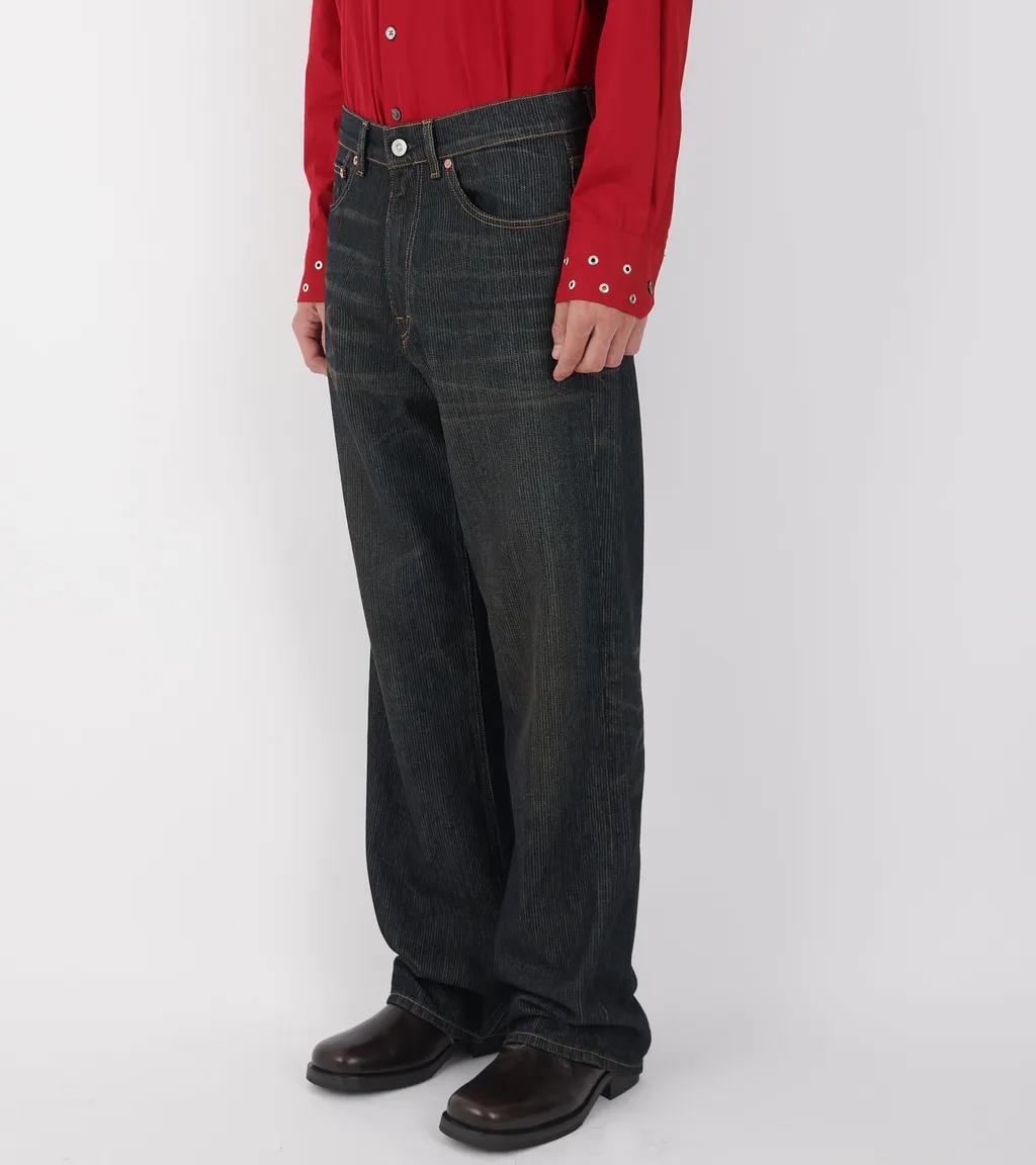 Third Cut Wide-Leg Jeans