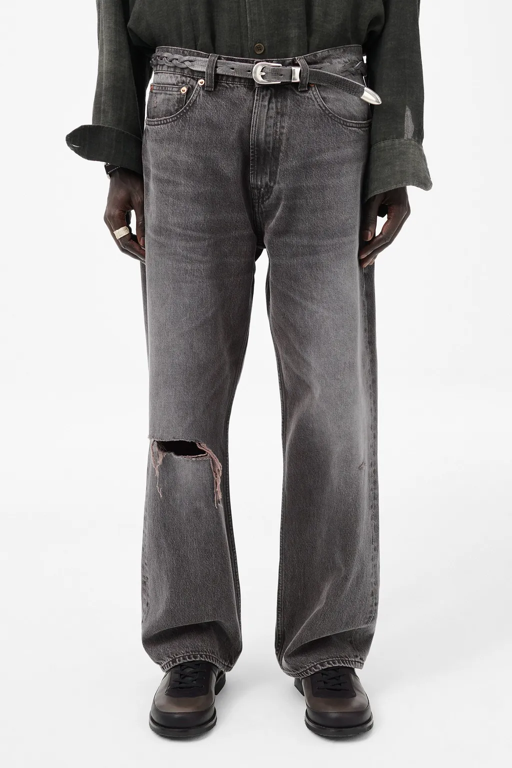 Third Cut Wide-Leg Jeans