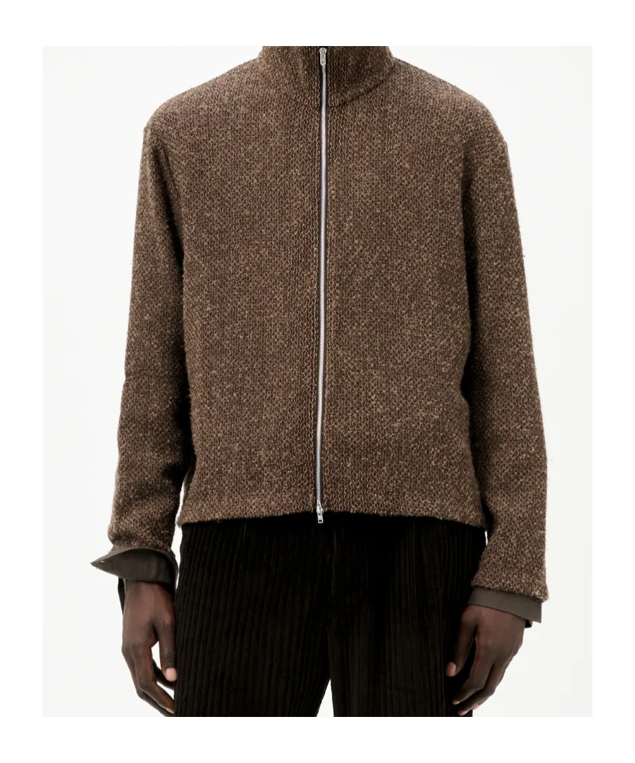 Shrunken Full-Zip Polo