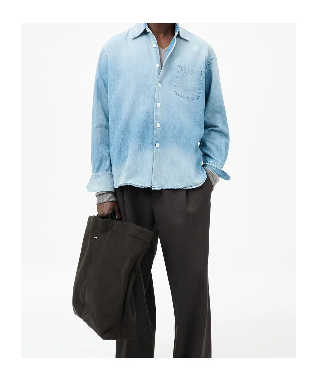 Curved Hem Above Shirt