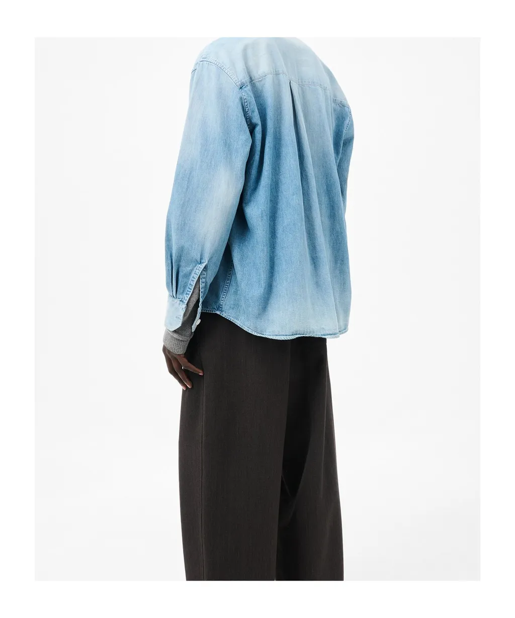 Curved Hem Above Shirt
