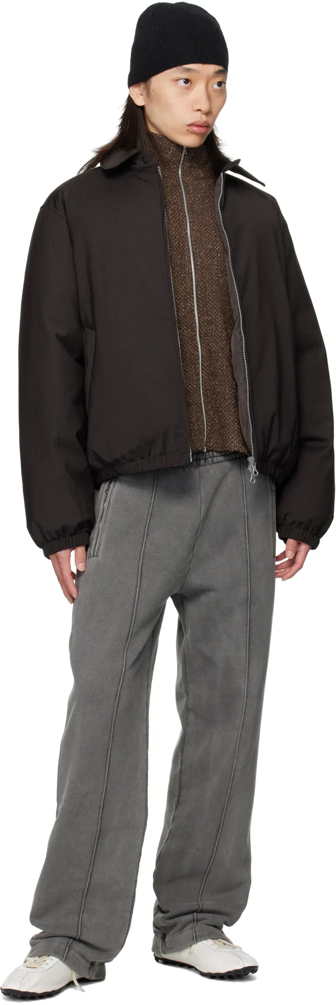 Churchill Pinstriped Puffer Jacket