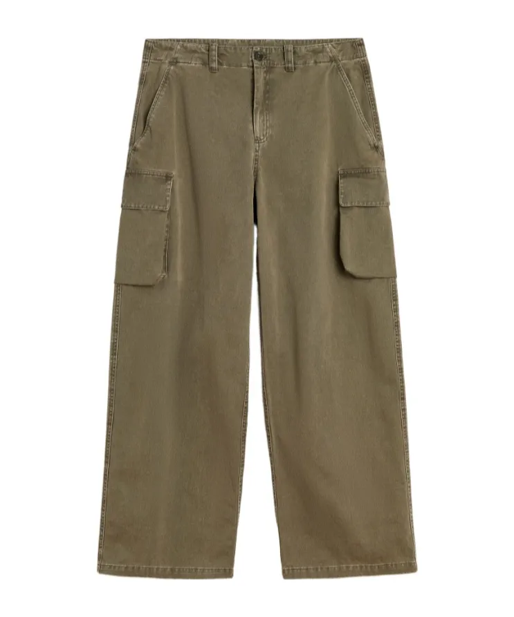 Wide-Fit Cargo Pants